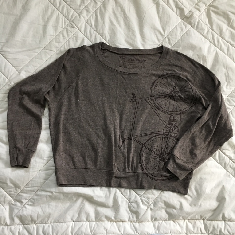 Vista Designs Screenprint bicycle sweatshirt